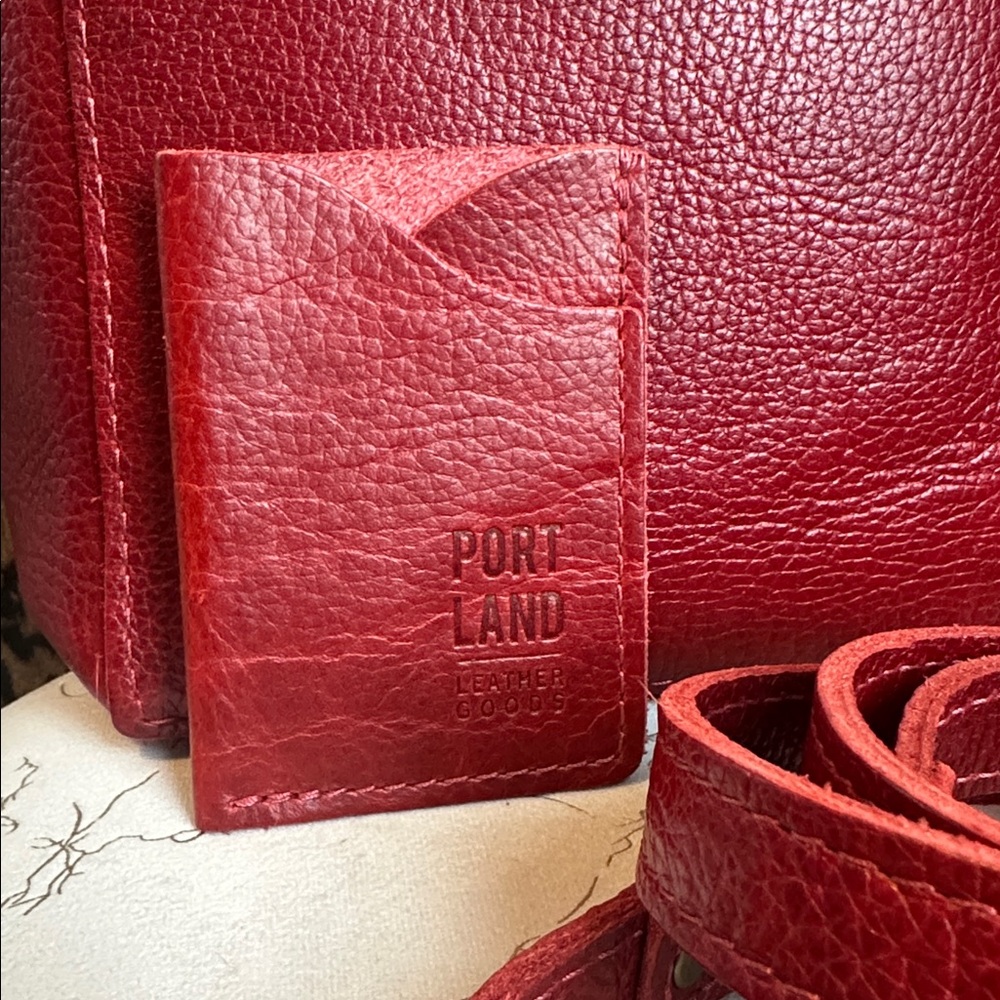 PLG mini chili 🌶️ crossbody bag with zipper and card holder - Picture 4 of 12